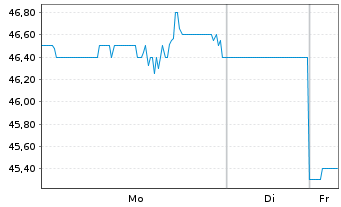 Chart Badger Infrastructure Sol.Ltd. - 1 Woche