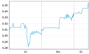 Chart Copper Giant Resources Corp. - 1 Woche