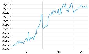 Chart Tourmaline Oil Corp. - 1 Woche