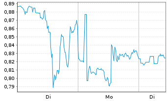 Chart Mini Future Long Snowflake - 1 Woche