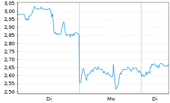 Chart Mini Future Long Standard Lithium - 1 Woche
