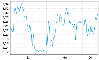 Chart Mini Future Long Adyen - 1 Woche