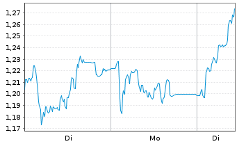Chart Mini Future Long FinTech Group - 1 Woche