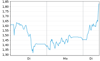 Chart Mini Future Long HelloFresh - 1 Woche