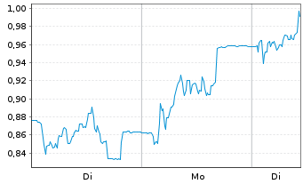 Chart Mini Future Long secunet - 1 Woche