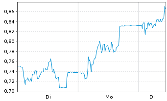 Chart Mini Future Long secunet - 1 Woche