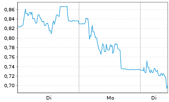 Chart Mini Future Short secunet - 1 Woche