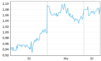 Chart Mini Future Long Taiwan Semiconductor - 1 Woche
