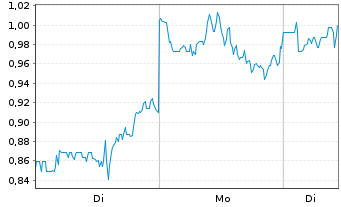 Chart Mini Future Long Taiwan Semiconductor - 1 Woche