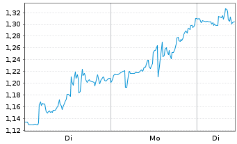Chart Mini Future Short Solaredge - 1 Woche