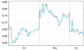 Chart Mini Future Short Hensoldt - 1 Woche