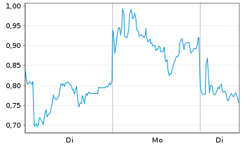 Chart Mini Future Short Hensoldt - 1 Woche