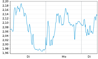 Chart Mini Future Long Adyen - 1 Woche