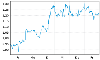 Chart Mini Future Short Taiwan Semiconductor - 1 Woche