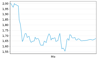 Chart Mini Future Long Adyen - 1 Woche