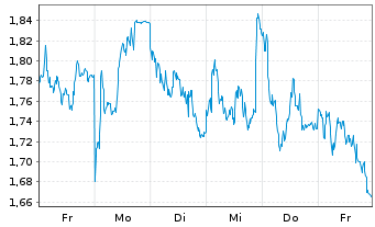 Chart Mini Future Long Industria de Diseno Textil - 1 Woche