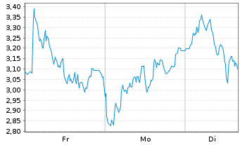 Chart Mini Future Long Adyen - 1 Woche