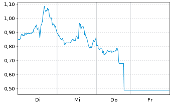 Chart Mini Future Short Taiwan Semiconductor - 1 Woche