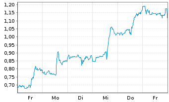 Chart Mini Future Long Visa - 1 Week