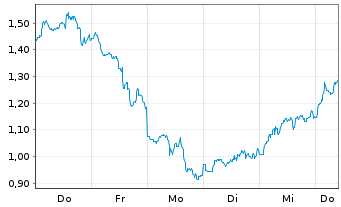 Chart Mini Future Short Taiwan Semiconductor - 1 Woche