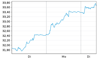 Chart Dampskibsselskabet Norden A/S - 1 Woche