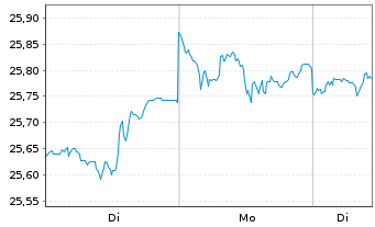 Chart Amu.S&P 500 CL.N.Z.AMB.P USD - 1 Woche