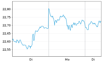Chart Xtr.(IE) - MSCI USA - 1 Woche