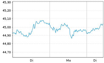 Chart Fr.Temp.Inv.Fds-T.Glob.Sm.Cos Nam.-Ant. A Ydis. - 1 Woche