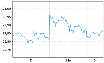 Chart Invesco Zacks M.-Asset Inc.ETF - 1 Woche