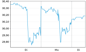 Chart Trex Co. Inc. - 1 Woche